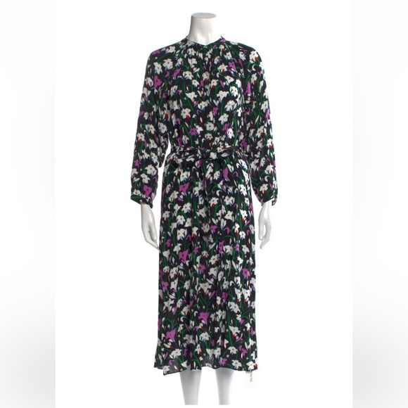 Veronica Beard Long/ Maxi Floral Relaxed Belted Dress size 2 - Picture 1 of 14